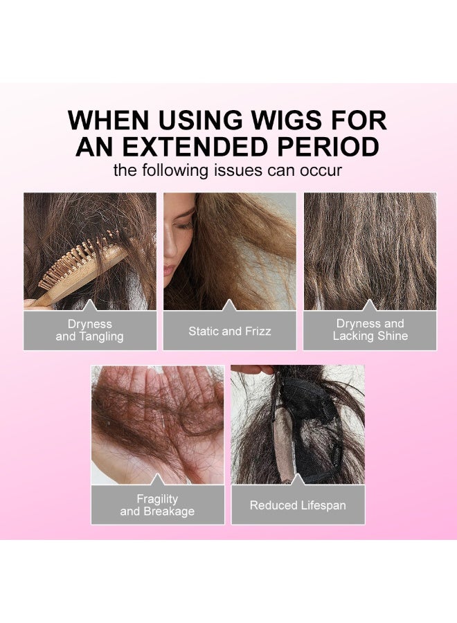 PURE 2-in-1 No-rinse Wig Shampoo Spray, Smooths and Prevents Tangling, Cleanses and Nourishes in One 80ml - Image 5
